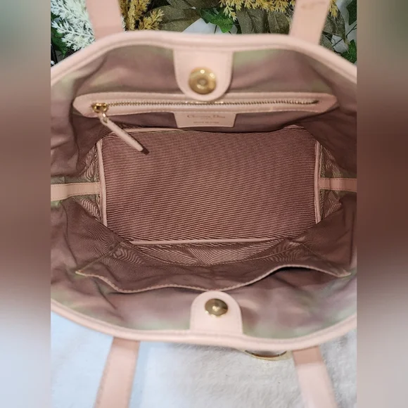 Authentic Christian Dior Panarea Cannage Quilted Coated Canvas Tote w/ Dust Bag - Picture 11 of 16